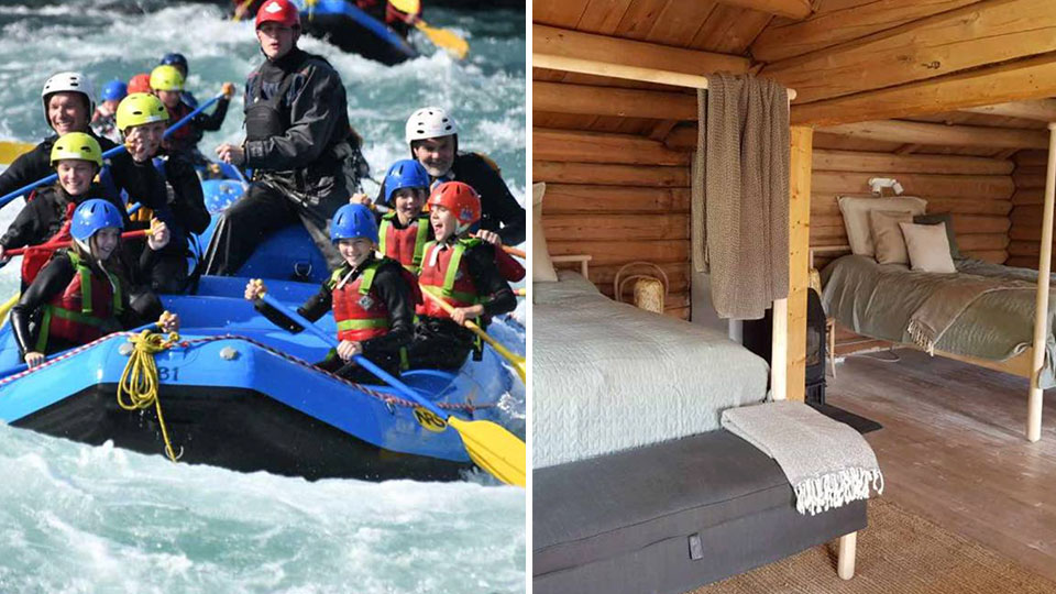 Familierafting på Gudbrandsdalslågen med barn, overnatting, middag og trygg rafting i rolige stryk