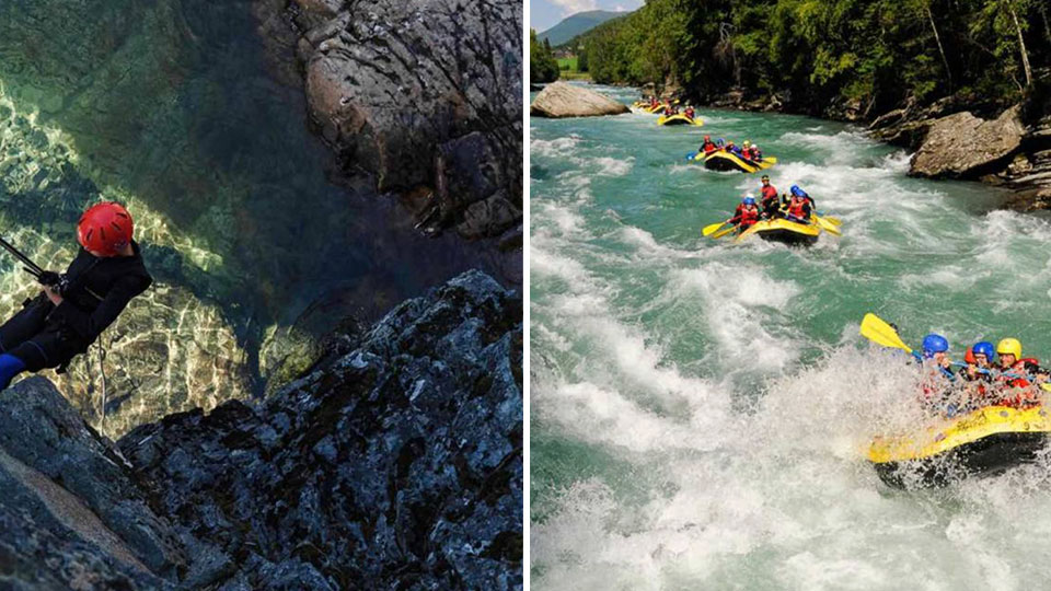 Rafting og juving i Sjoa med overnatting, stryk, klipper, badestamp og fulle måltider