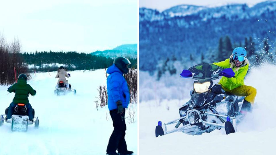 Snøscooterkjøring i Dagali med Yamaha Phazer og full vinteraction