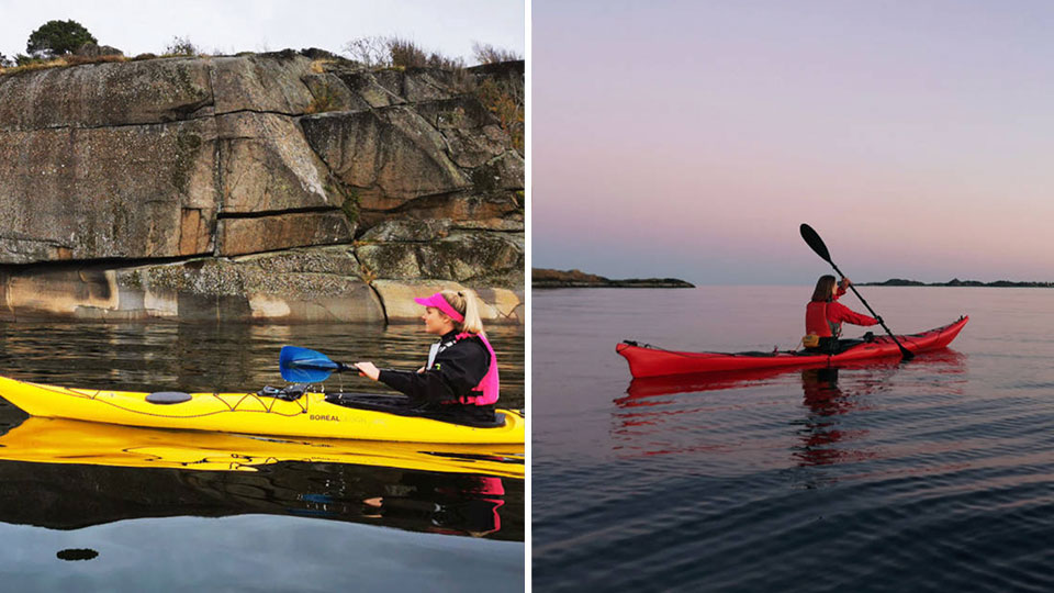Kajakktur i Færder Nasjonalpark med instruktør og utstyr