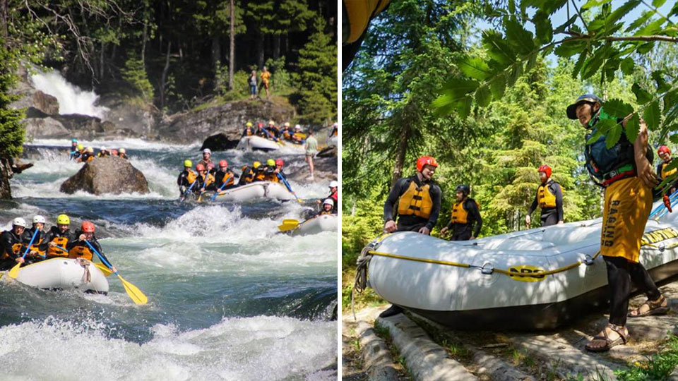 Rafting på Voss med Voss Active med spektakulære stryk og naturkrefter