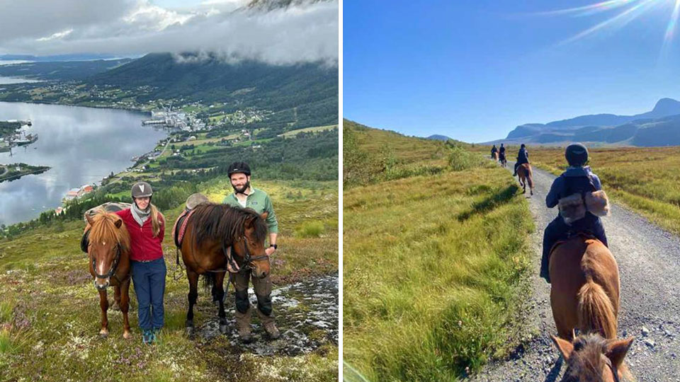 Ridetur på Ørskogfjellet med guide og naturopplevelser på hesteryggen