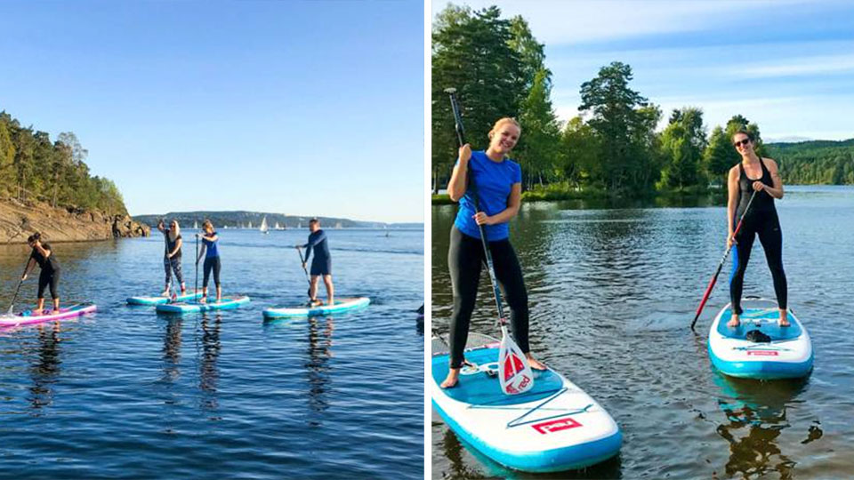 SUP kurs i Oslo med teknikktrening, instruktør og alt utstyr inkludert