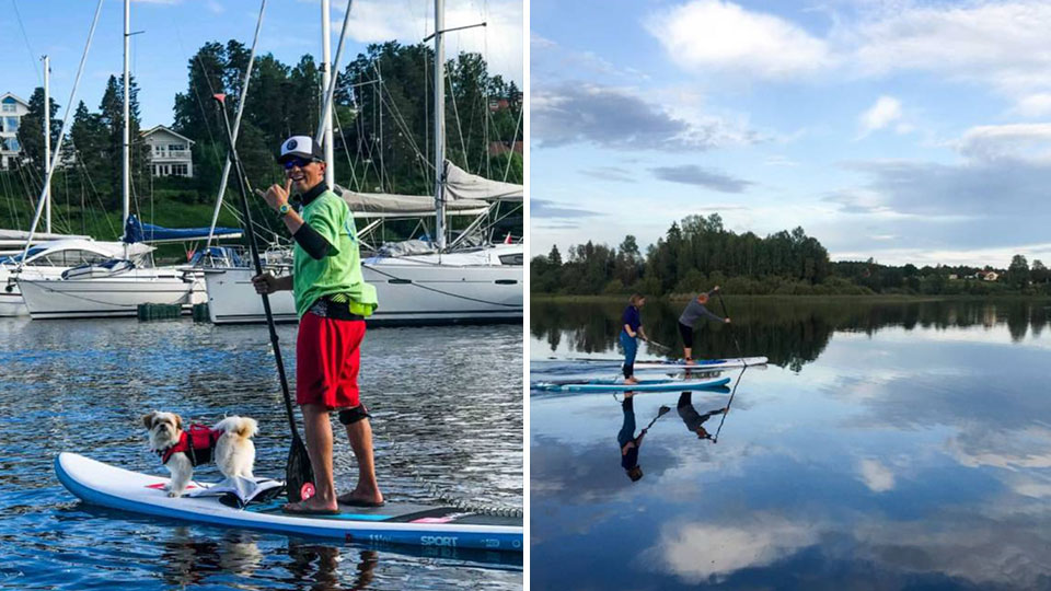 SUP øyhopping i Oslofjorden med guidet tur og utstyrsleie